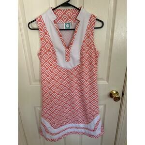 Vera Fishbaugh VFish Nolana Pink Maze Tunic‎ Dress WOmens Size XS